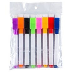 Second Best 花朵磁性備忘錄板白板筆8件組, 塑膠