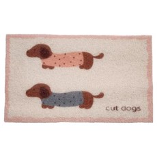 미소로운 귀여운 강아지 미끄럼방지 욕실 매트, 빅 닥스훈트, 1개