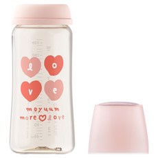 모윰 3세대 PPSU 올인원 젖병 노꼭지 모어러브, 체리, 330ml, 1개