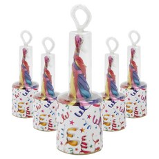 모던앳 화약없는 줄폭죽 종이폭죽, 혼합색상, 5개