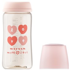 모윰 3세대 PPSU 올인원 젖병 노꼭지 모어러브, 체리, 270ml, 1개