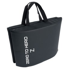 ZERO TO HERO 攜帶式健身仰臥起坐腹部運動防滑AB墊, 黑色, 1個