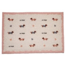 Misoroun 可愛小狗防滑浴室地墊, 1個, 小臘腸狗