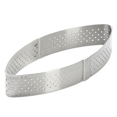 de Buyer 畢耶 不鏽鋼沖孔杏仁塔圈, 1個