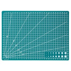 플로우코드 책상 칼 흠집방지 데스크 고무 매트, 그린