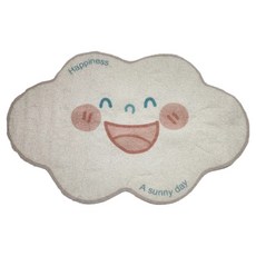 미소로운 귀여운 구름 미끄럼방지 욕실 매트, 구름1, 1개