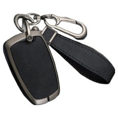 CRONICLE Bumper Line 現代 Grandeur HG 兼容金屬雙層鑰匙殼, HY-BUM-HG, 夜幕灰 黑色