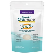 시그니처바이 반려동물 오라뮨 드롭스 드라이드 폴락 영양제, 32정, 구강/치석관리, 1개