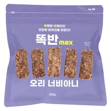 똑반 강아지 수제간식, 1개, 200g, 오리 너비아니