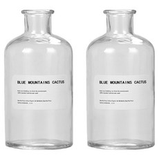 제로캔들 디퓨저 유리 용기, 투명, 500ml, 2개