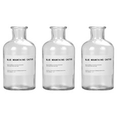 제로캔들 디퓨저 유리 용기, 투명, 250ml, 3개