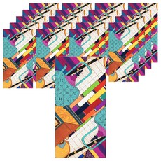 yulart 民畫零用錢信封, 20個, 紫色書架圖