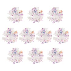 둥둥펫 고양이 공놀이 장난감 반짝 바스락볼, 화이트, 10개