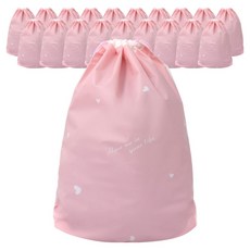 하늬통상 하트핑크 선풀포장 답례품 복조리 파우치, 20개, 1호