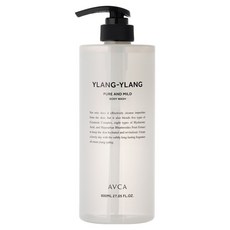 AVCA 純淨溫和依蘭沐浴乳, 800ml, 1個