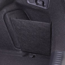 CAEVER 高級賓士相容後車箱縫隙空間利用收納盒 隔板 右側隔板 賓士E-Class 2024年~2025年相容, 黑色