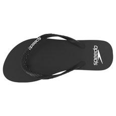 speedo 女款人字拖 8-00422506056, 黑色, 260~265
