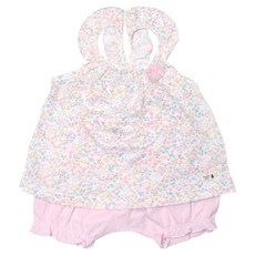 ORGANICMOM 女童透氣Clair無袖內衣上衣+下身套裝 MEM5EE16