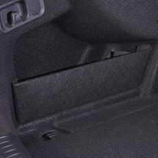 Caever 高級款 賓士相容 後車廂縫隙空間利用收納盒 隔板 左側隔板 適用於賓士E-Class 2024年~2025年, 黑色