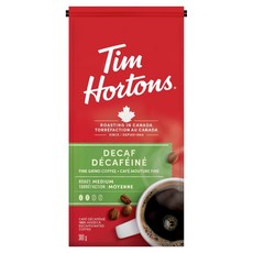 Tim Hortons低咖啡因細研磨咖啡原豆, 1個, 法式濾壓壺, 300g