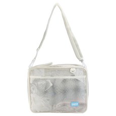 SNEFF Scott 網眼斜背包, 奶油色