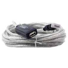 컴스 USB 2.0 리피터 연장 케이블 일체형, U9418, 1개