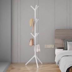 파보라보 조립식 트리 스탠드 옷걸이 3발 160 x 50 cm, 화이트