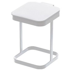 簡約鐵製廚餘垃圾桶塑膠袋架, 白色, 1個