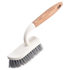 MONACO OLIVE 木柄瓷磚清潔刷, 1個, 原木白