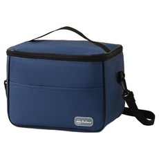 Baosle 多用途輕便保溫保冷便當袋, 1個, 海軍藍