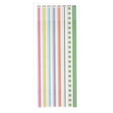 BeOnD 長款索引貼紙 I'm Lucky! 透明8款 x 20張套組, 2個