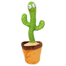 BABIO 會唱歌跳舞的錄音娃娃 + 模仿說話 + 播放60首歌曲, 仙人掌, 1個