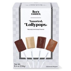 See's CANDIES 綜合棒棒糖 12入, 1個, 238g