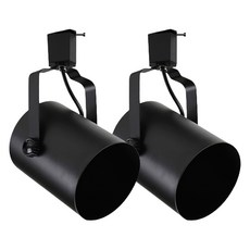 비츠온 레일등 원통파30, 블랙, 2개