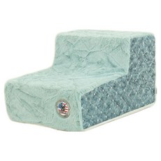 REDPUPPY 寵物 Frant 寵物階梯 2階, 1個, 深薄荷綠