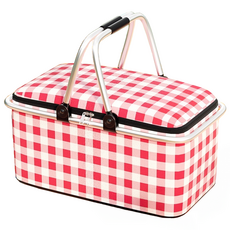 Denvillear多功能保冷袋, 1個, 紅色格紋