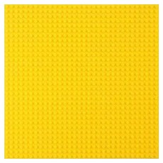 I'CLE 兒童用相容積木遊戲板 50x50格, 黃色, 1個