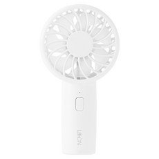 laaon 초경량 슈퍼 미니 핸디형 휴대용 선풍기, ITB-HFAN100, 화이트