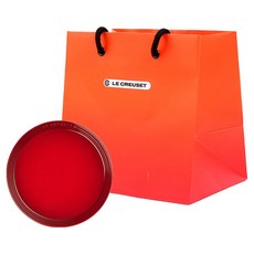 르크루제 네오 원형 접시 17cm, 빨강, 접시 + 쇼핑백, 1개