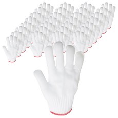 Red Point 加厚棉手套組, 24個, 混合顏色