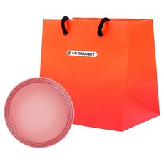 르크루제 네오 원형 접시 17cm, 로즈쿼츠, 접시 + 쇼핑백, 1개