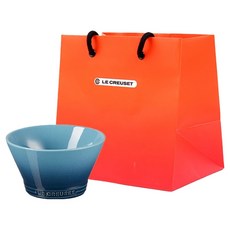 르크루제 네오 볼 300ml, 마린, 볼 + 쇼핑백, 1개