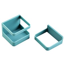 Allhigh 多用途支架黏貼式雨傘架掛勾組, 1套, 藍色