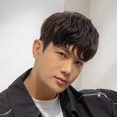 GabalNara 男士雙層次剪裁假髮 L尺寸, 1個, 自然黑