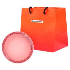 르크루제 네오 얕은 디쉬 22cm, 로즈쿼츠, 접시 + 쇼핑백, 1개