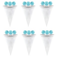 All Day Code 直立式洗衣機除塵過濾網, 6個, 藍色