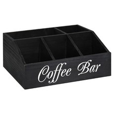 Flowcode 咖啡茶飲紙杯收納籃, 黑色, 1個