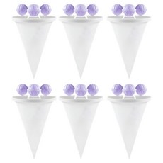 All Day Code 直立式洗衣機除塵過濾網, 6個, 紫色