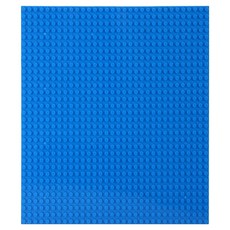 I'CLE 兒童相容積木遊戲底板 48x32格, 藍色, 1個