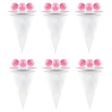 All Day Code 直立式洗衣機除塵過濾網, 6個, 粉紅色